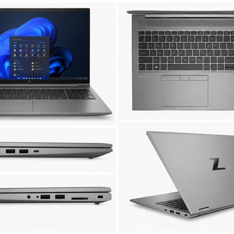 HP ZBook Power G8 Mobile Workstation Laptop - 11th Gen Intel Core i7-11850H-16GB DDR4 RAM-512GB NVMe-NVIDIA T1200 4GB Graphics (USED)